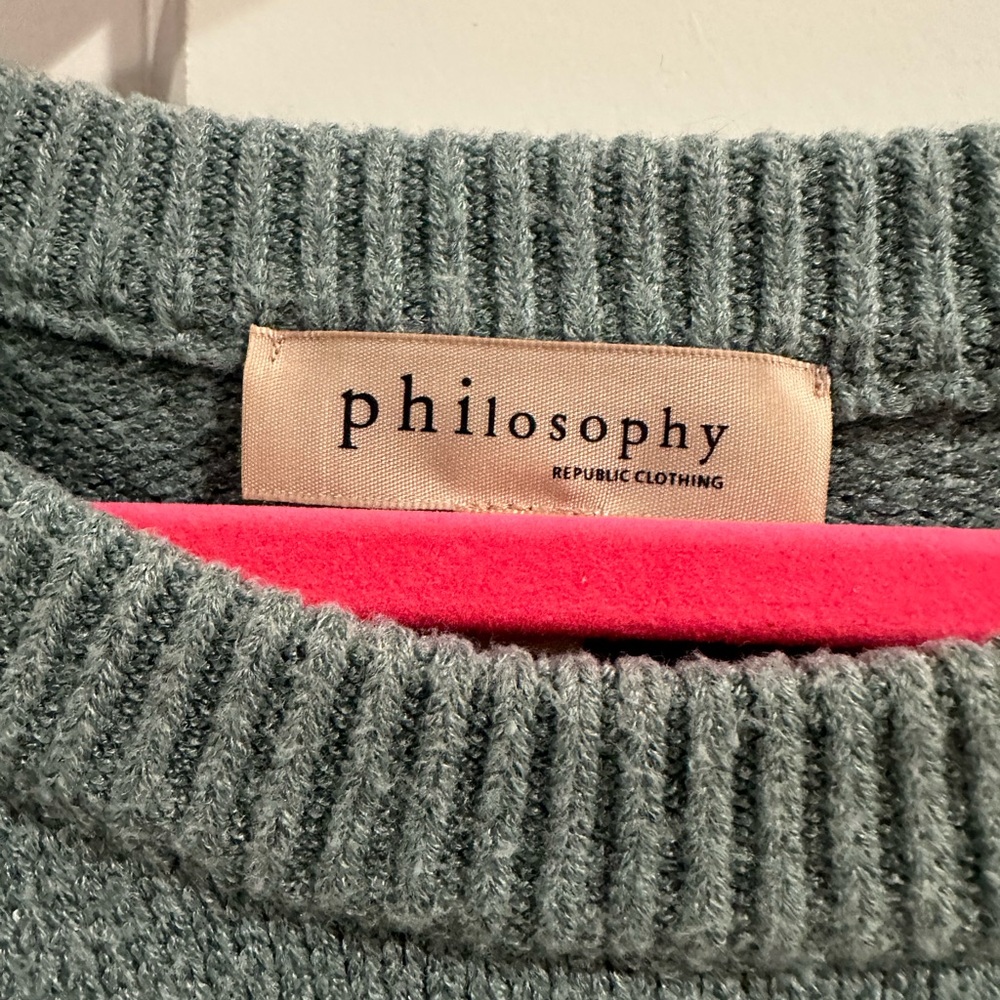 Philosophy sweater